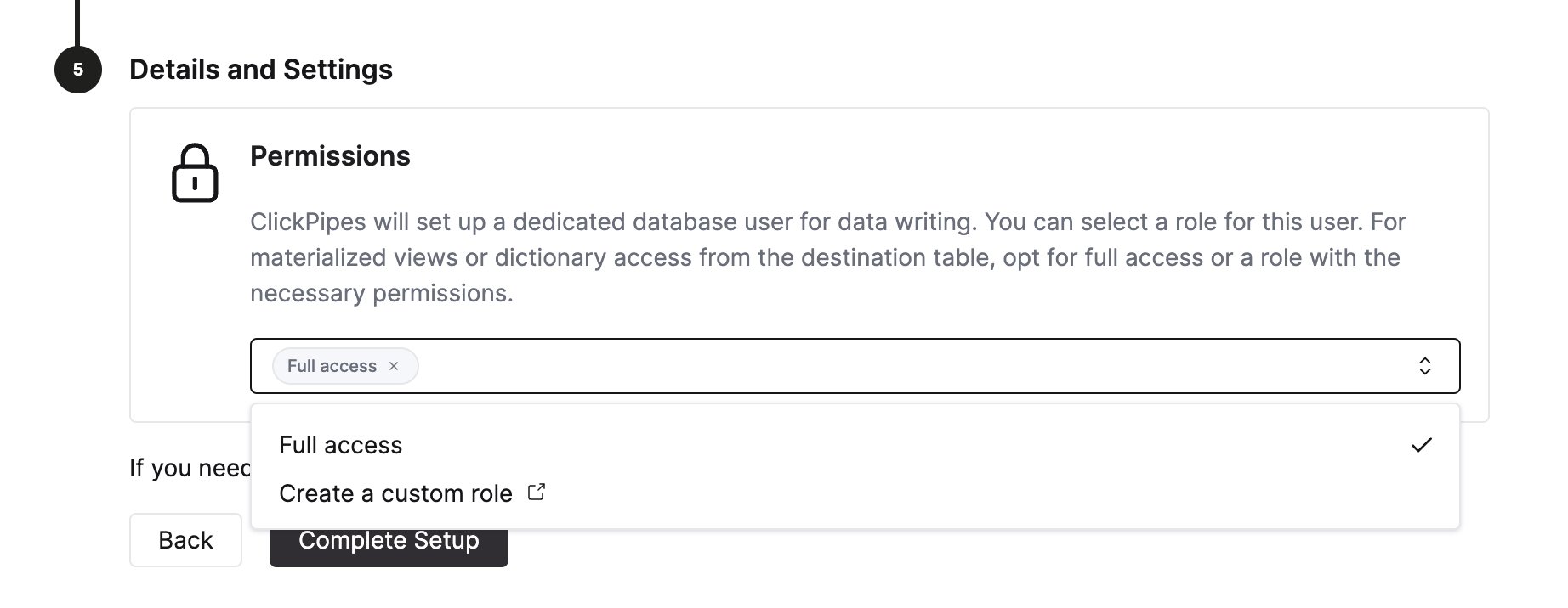 Review permissions - Zoomed